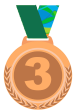 3 medaglia bronzo
